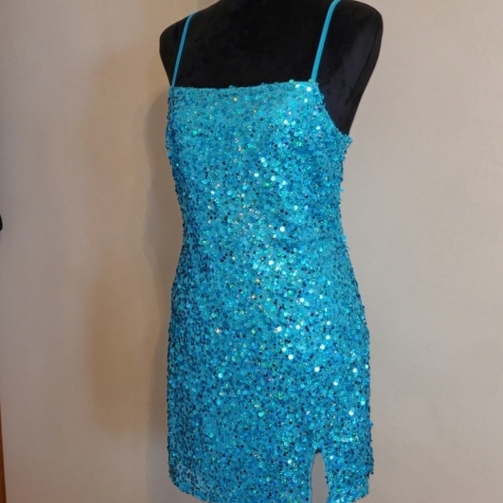Sequin mini dress